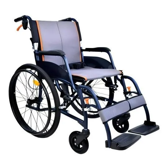 ম্যাগনেসিয়াম অ্যালয় ম্যানুয়াল হুইলচেয়ার SYIV100-20A3 বড় চাকা